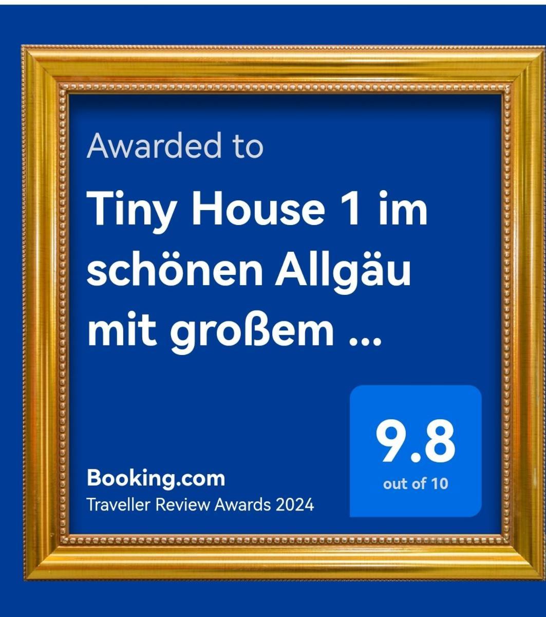 Tiny House 1 Im Schoenen Allgaeu Mit Grossem Garten, Naturnah Бад-Вурцах Экстерьер фото